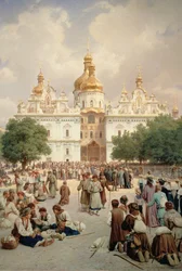 The Great Church of Kievo-Pecherskaya Lavra in Kiev
